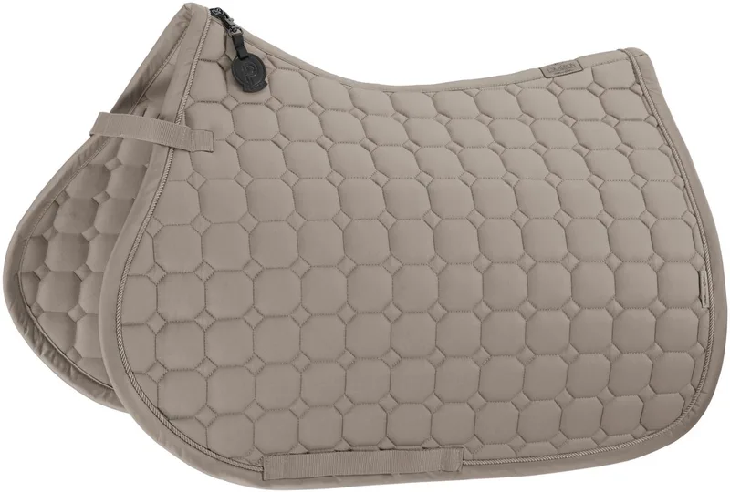 Zadeldek Cotton Platinum FS26 Pale Grey - Dressuur | Zadeldekje paard de Eskadron – photo produit