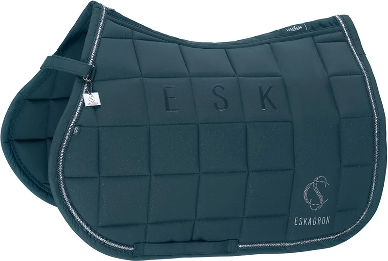 Zadeldek Eskadron Classic Sports Big Square Sparkle Veelzijdigheid von Eskadron in Middenblauw – Produktfoto