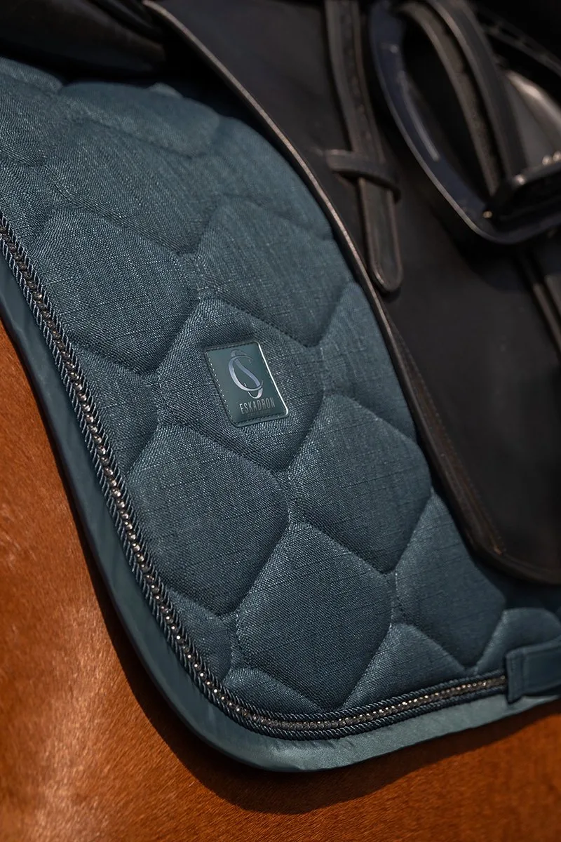 Zadeldek Eskadron Classic Sports Boucle Crystal Dressuur de Eskadron en Bleu foncé – photo produit