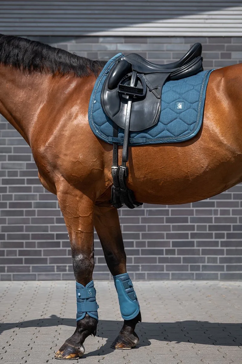 Zadeldek Eskadron Classic Sports Boucle Crystal Dressuur by Eskadron in Middenblauw – product photo