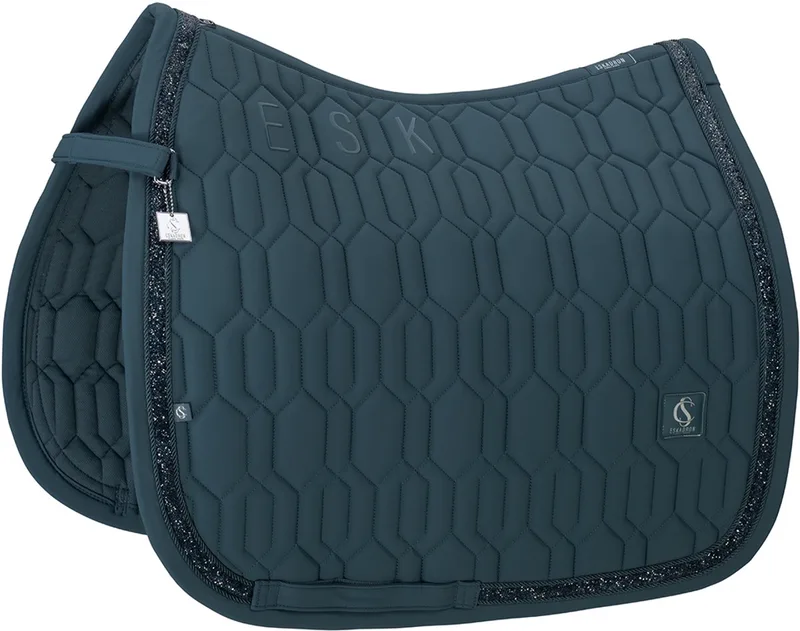 Zadeldek Eskadron Classic Sports Softshell Jewel Dressuur de Eskadron en Middenblauw – photo produit