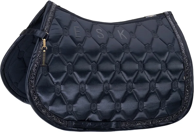 Zadeldek Eskadron Heritage Satin Jewel Veelzijdigheid de Eskadron en Bleu foncé – photo produit