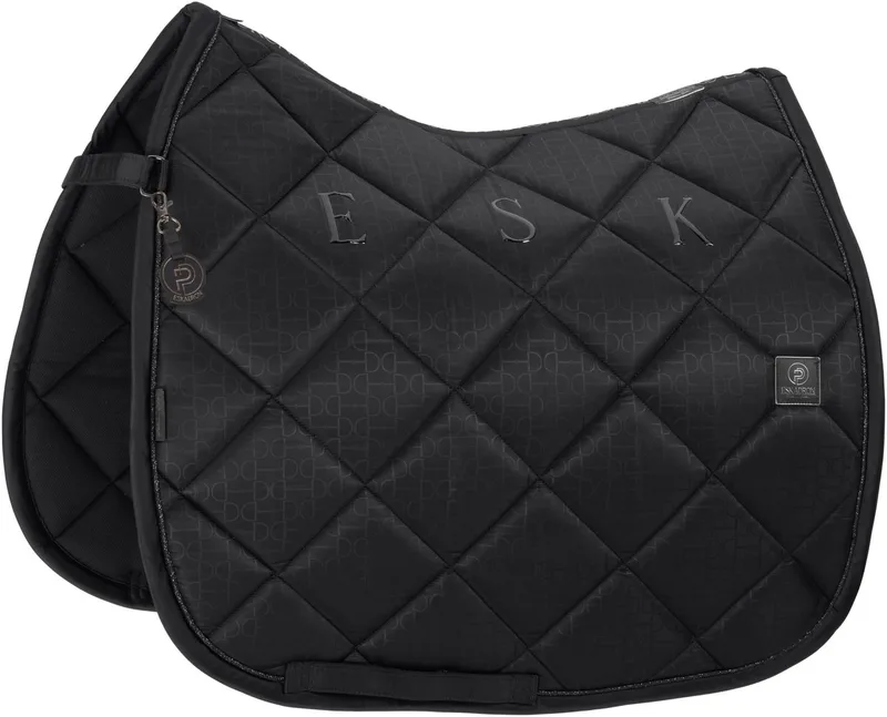 Zadeldek Eskadron Platinum Glossy Bit Dressuur de Eskadron en Noir – photo produit