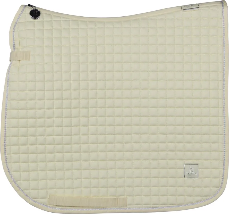 Zadeldek Eskadron Platinum Pure Cotton van Eskadron in Lichtgeel – productfoto