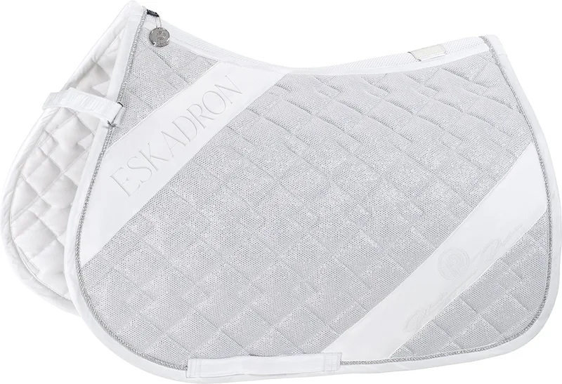 Zadeldek Eskadron Platinum Pure Glitter Mesh by Eskadron in White – product photo