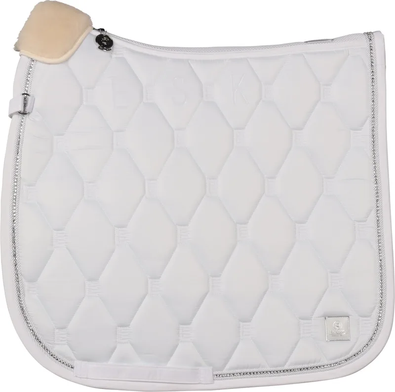 Zadeldek Eskadron Platinum Pure Glossy Crystal by Eskadron in White – product photo