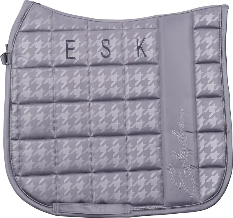 Zadeldek Essence Big Square Glossy - dressuur Paard by Eskadron in Dark blue – product photo
