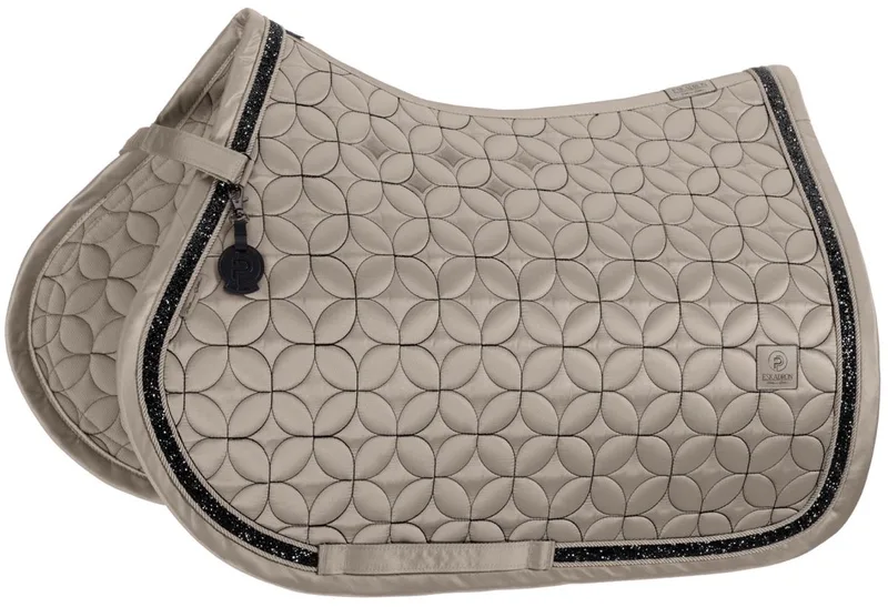 Zadeldek Mattgloss Contrast Jewel Platinum 26/27 Full by Eskadron in Pale grey – product photo