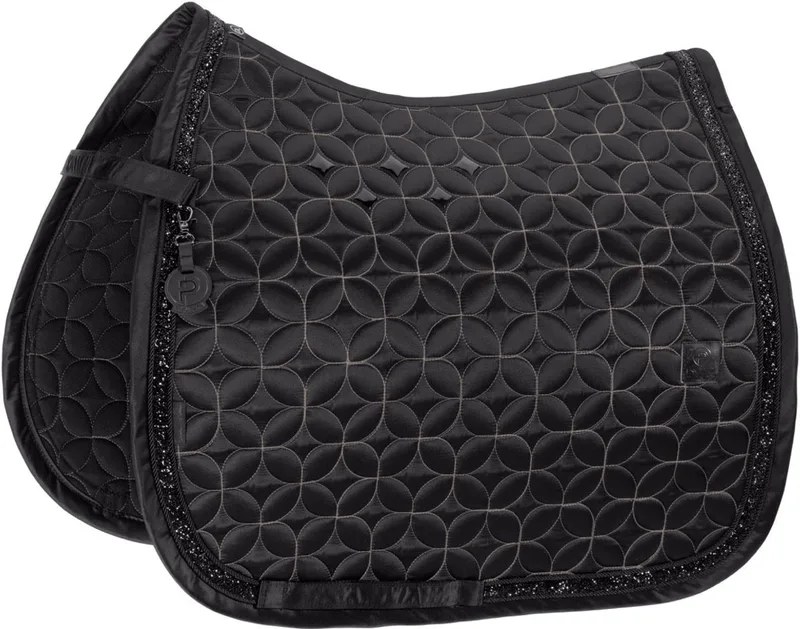 Zadeldek Mattgloss Contrast Jewel Platinum 26/27 Full de Eskadron en Noir – photo produit