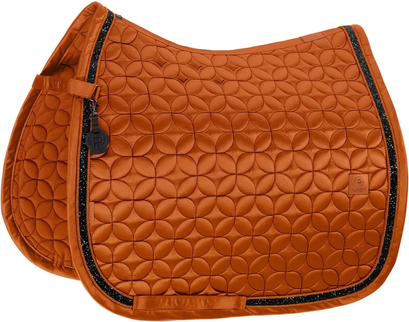 Zadeldek Mattgloss jewel Platinum FS26 Amber - Dressuur | Zadeldekje paard von Eskadron – Produktfoto