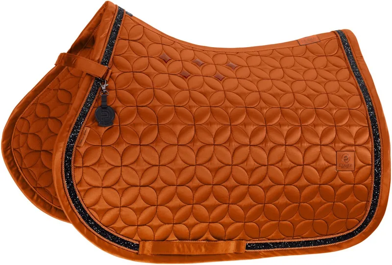 Zadeldek Mattgloss jewel Platinum FS26 Amber - Veelzijdig | Zadeldekje paard de Eskadron – photo produit