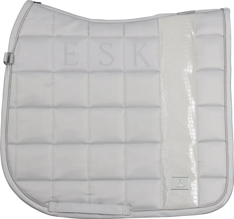 Zadeldek Platinum Big Square Glossy Gebroken Wit - Gebroken Wit - dressuur Pony de Eskadron en Gebroken wit – photo produit
