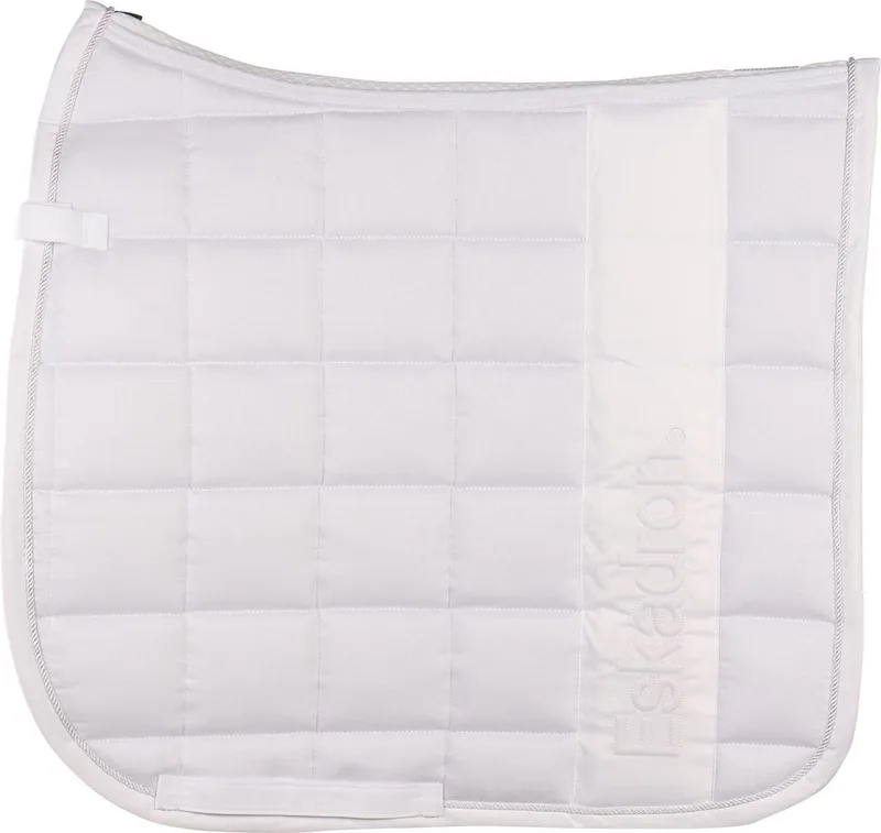 Zadeldek Reflexx Big Square - White - dressuur Full de Eskadron – photo produit