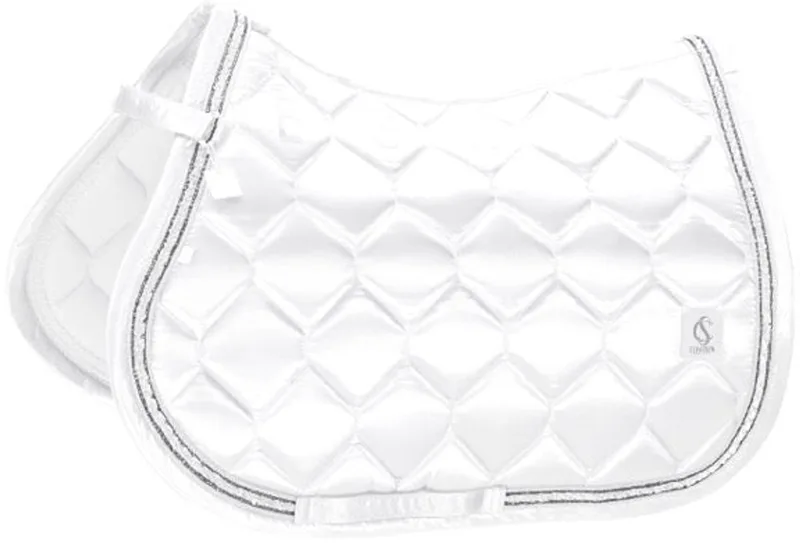 Zadeldek Satin Frills Classic Sports 26 Full by Eskadron in White – product photo