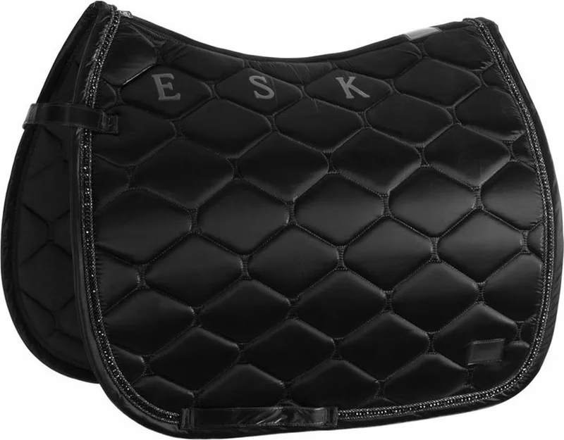 Zadeldek ShineGloss Crystal - Pony van Eskadron in Zwart – productfoto