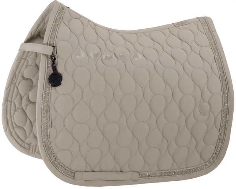 Zadeldek Sparkle Jewel Platinum 26/27 Full by Eskadron in Pale grey – product photo