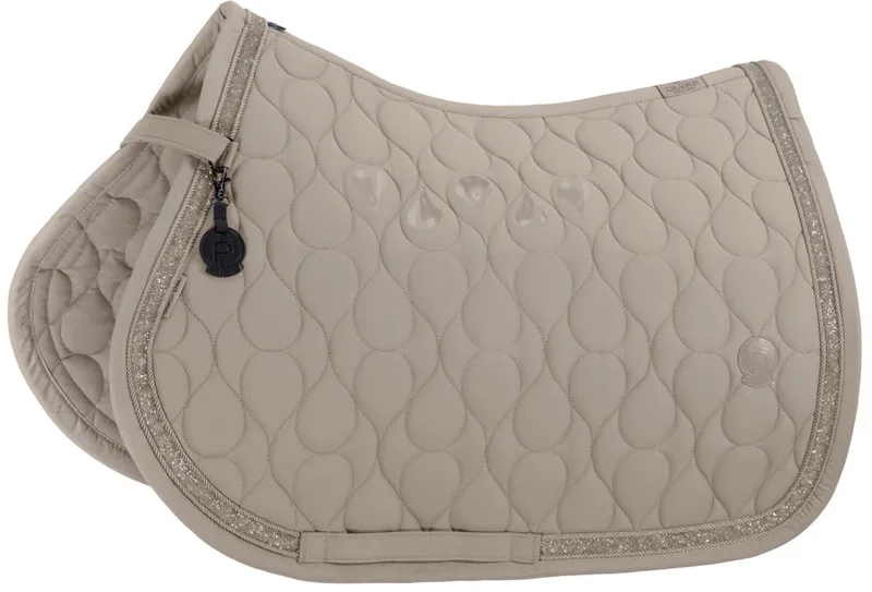 Zadeldek Sparkle Jewel Platinum 26/27 Full by Eskadron in Pale grey – product photo