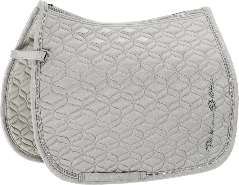 Zadeldek Sparkle Platinum Pearl Grey - Pony by Eskadron in Grey – product photo