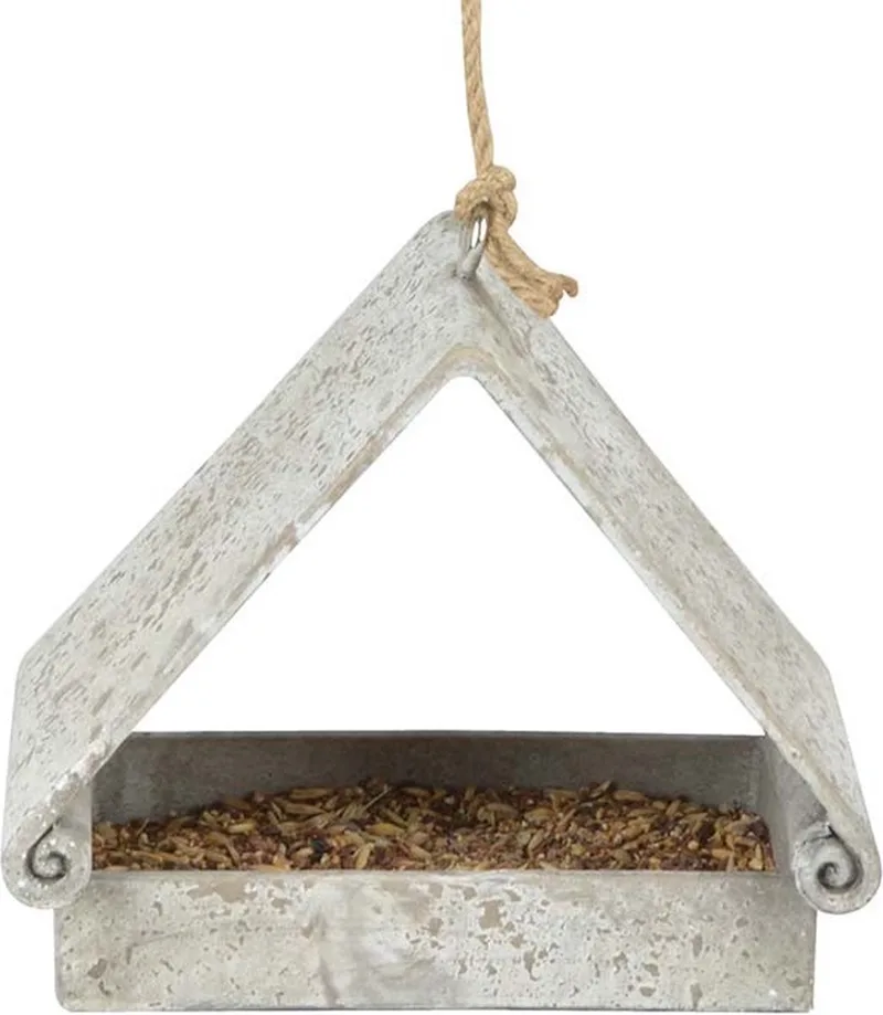Aged Resin Voederhuis Driehoekig - FB410 by Esschert Design in Default – product photo