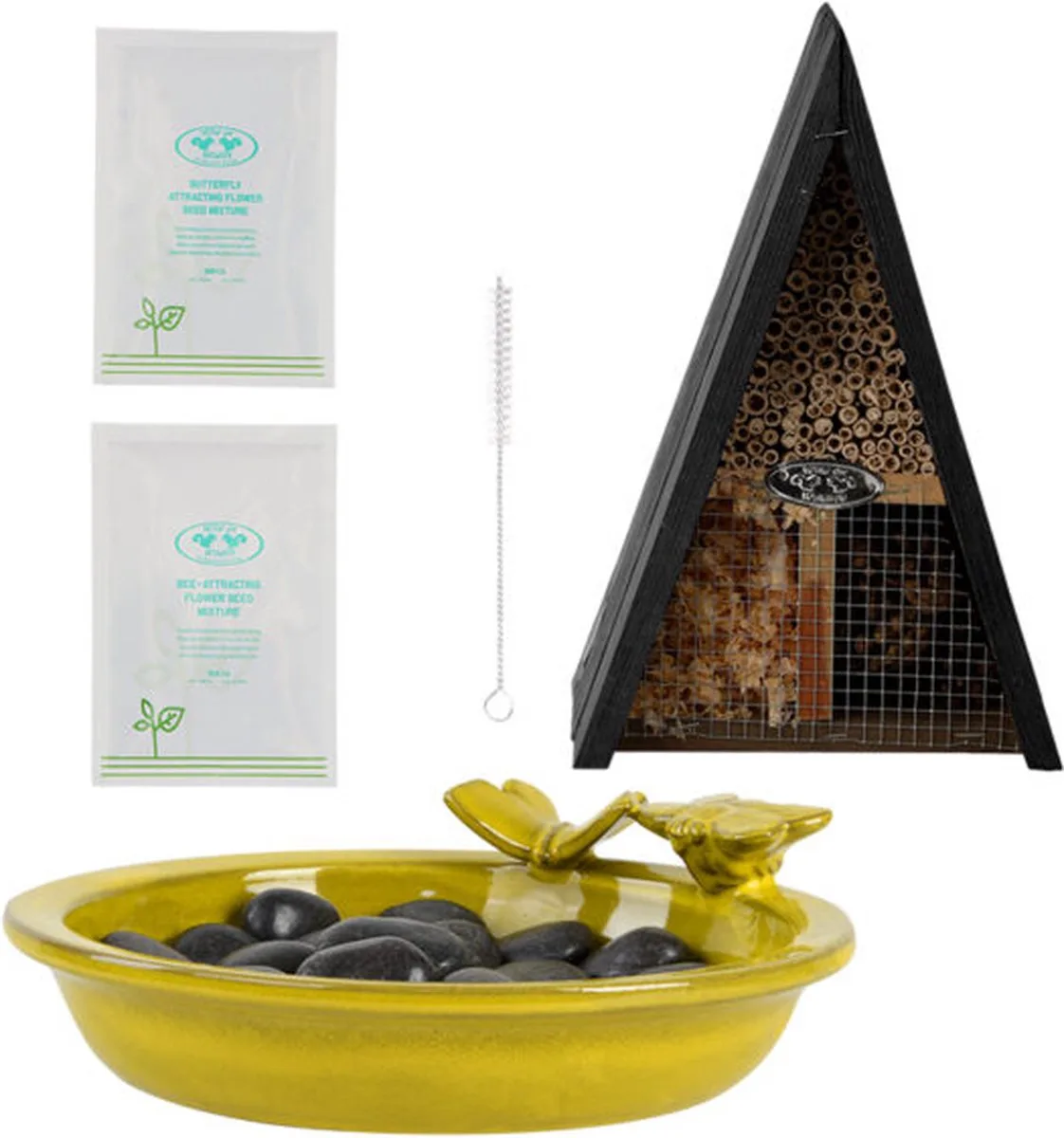 Compleet insektenpakket von Esschert Design in Gelb – Produktfoto