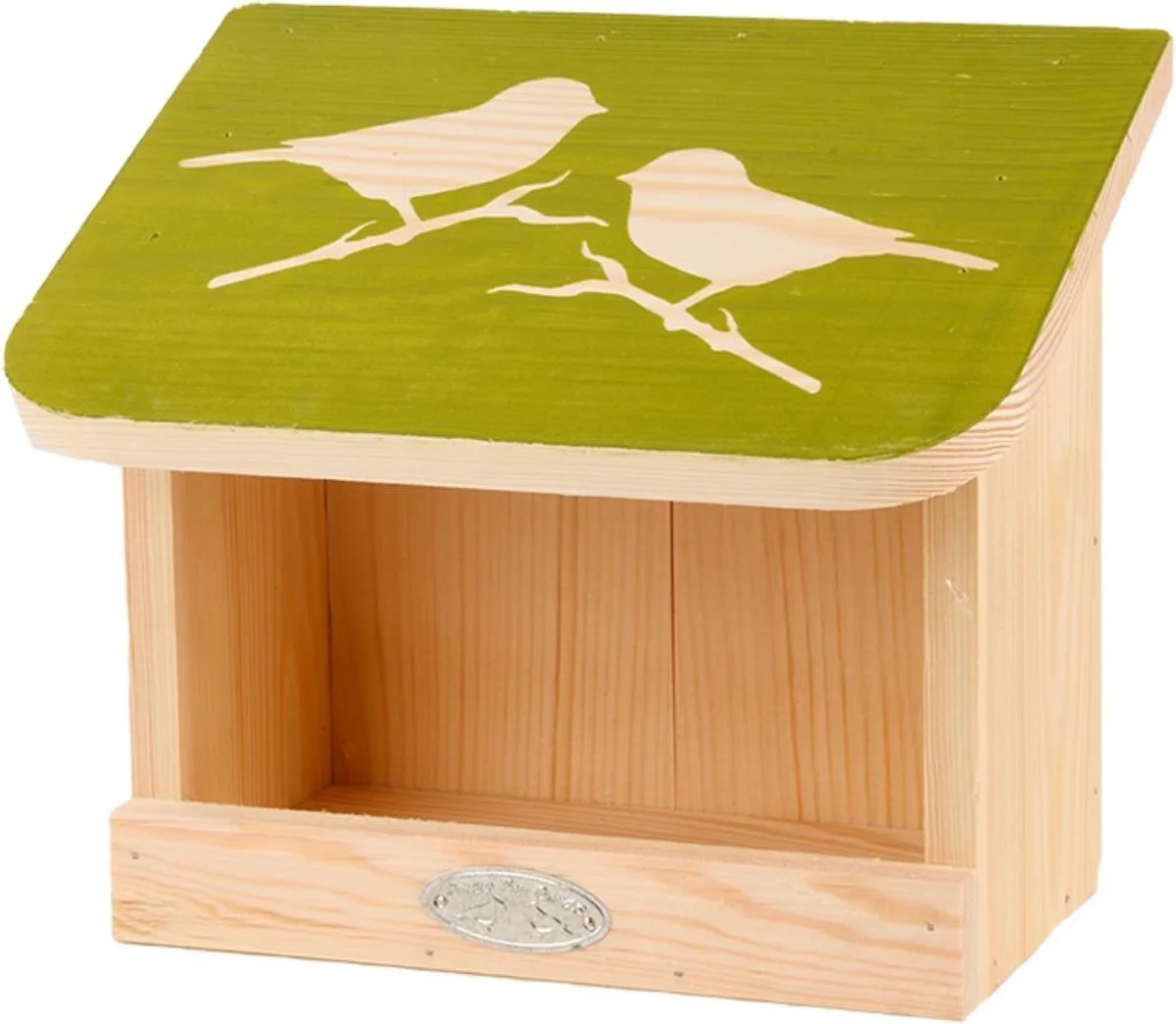 Diapositief muurvoedertafel von Esschert Design in Grün – Produktfoto