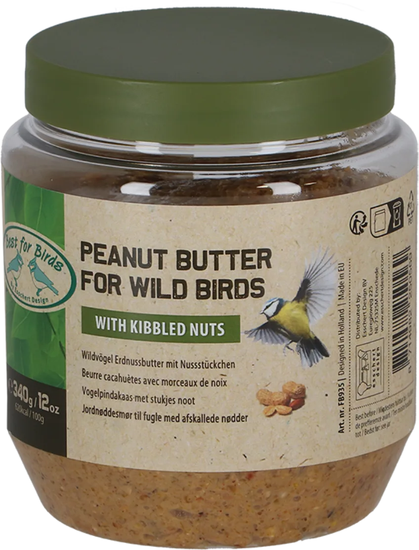 Erdnussbutter mit Nussstückchen - 340 g de Esschert Design – photo produit