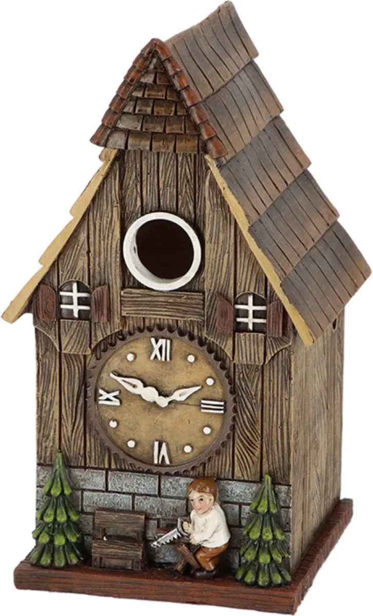 Esschert-Design-Vogelhuisje-voor-mezen-koekoeksklok de Esschert Design en Blanc – photo produit