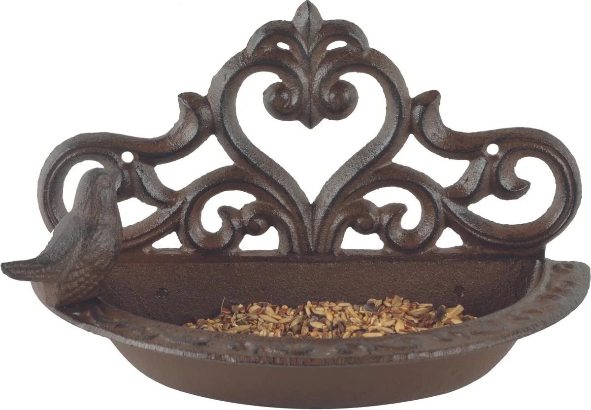 Wandfutterschale "Vogel" - 1 Stk von Esschert Design in Mehrfarbig – Produktfoto
