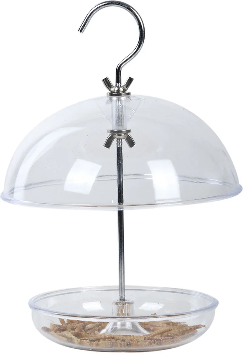Hangend voederhuis - Acryl by Esschert Design in Transparent – product photo