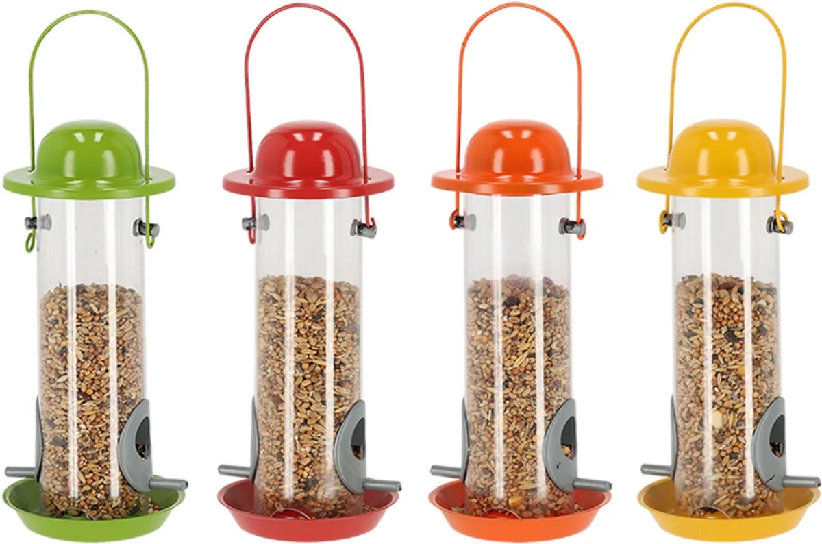 Natuurtinten vogelvoerdersilo von Esschert Design in Grün – Produktfoto