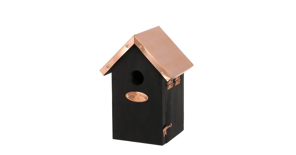 Nestkast winterknng 14x11x20 zwart/koper Esschert Design från Esschert Design – produktbild