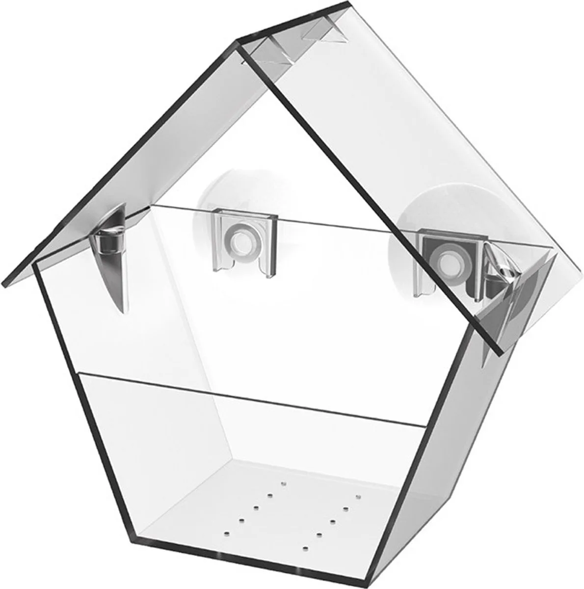 Raamvoederhuis - Kunststof by Esschert Design in Transparent – product photo