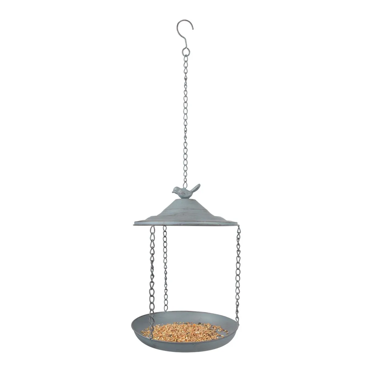 Voederhuis hangend grey metal by Esschert Design – product photo