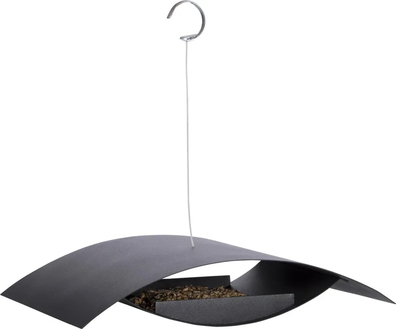 Voederhuis hangend S van Esschert Design in Zwart – productfoto