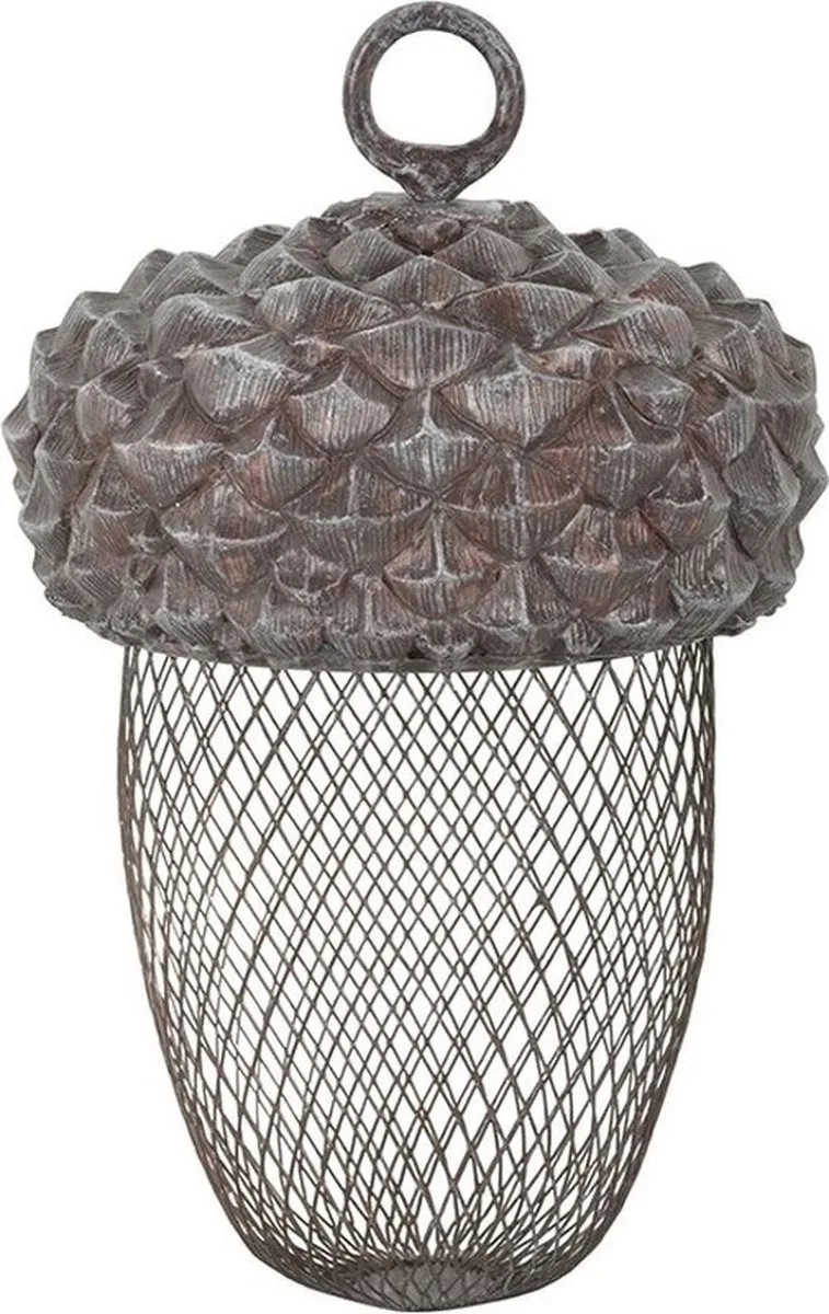 Vogel Voedersilo - Eikel - 22 cm by Esschert Design in Grey – product photo