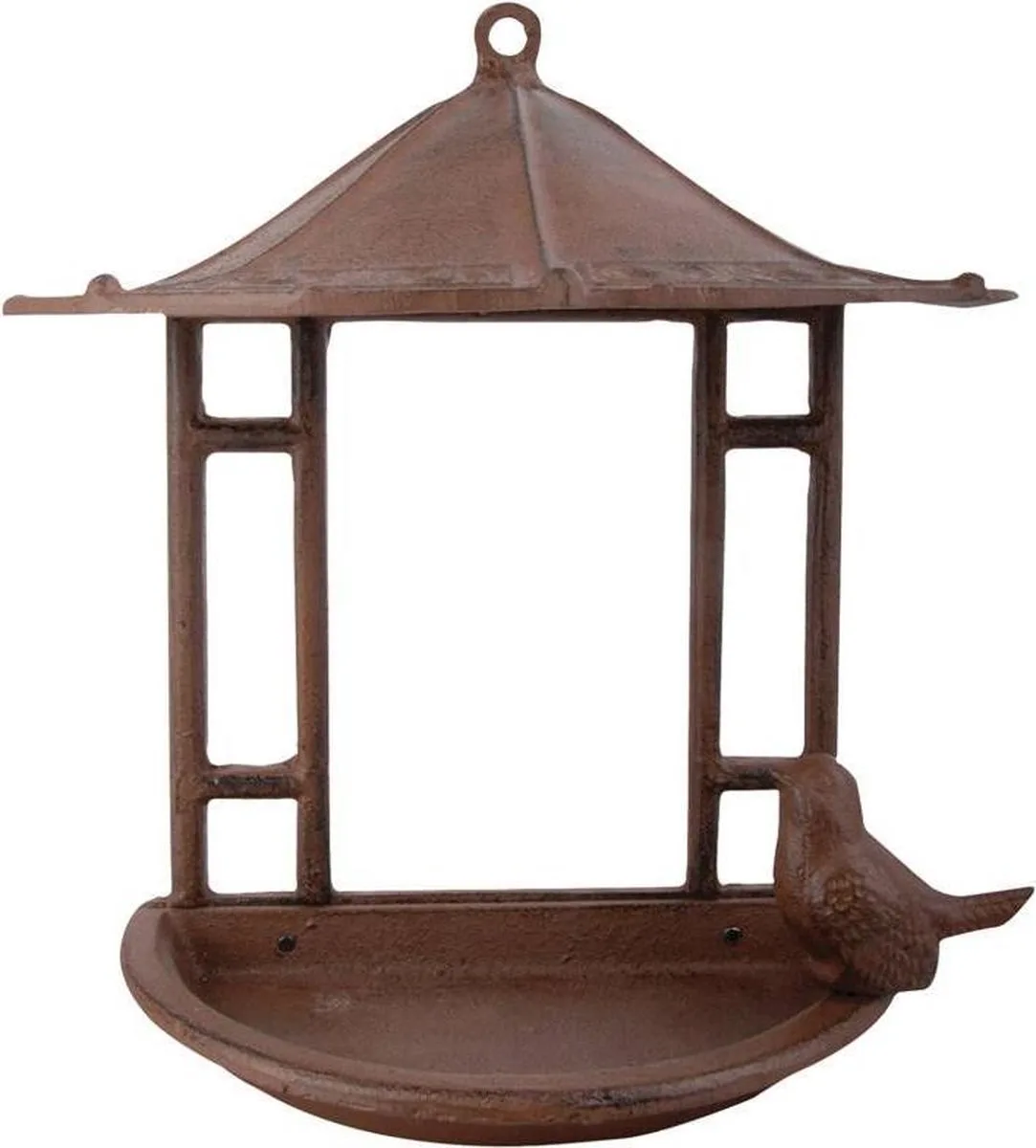 Wand-Vogelfutterhaus - 1 Stk von Esschert Design in Braun – Produktfoto