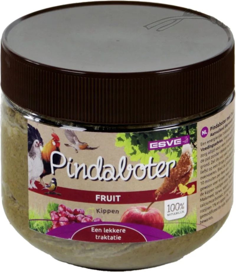 Kippen Pindakaas 300 g - Kippenvoer - Fruit by Esve – product photo