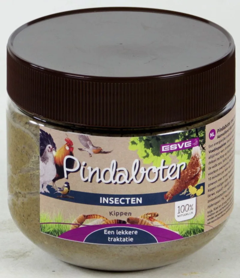 Kippen Pindakaas 300 g - Kippenvoer - Insecten by Esve – product photo