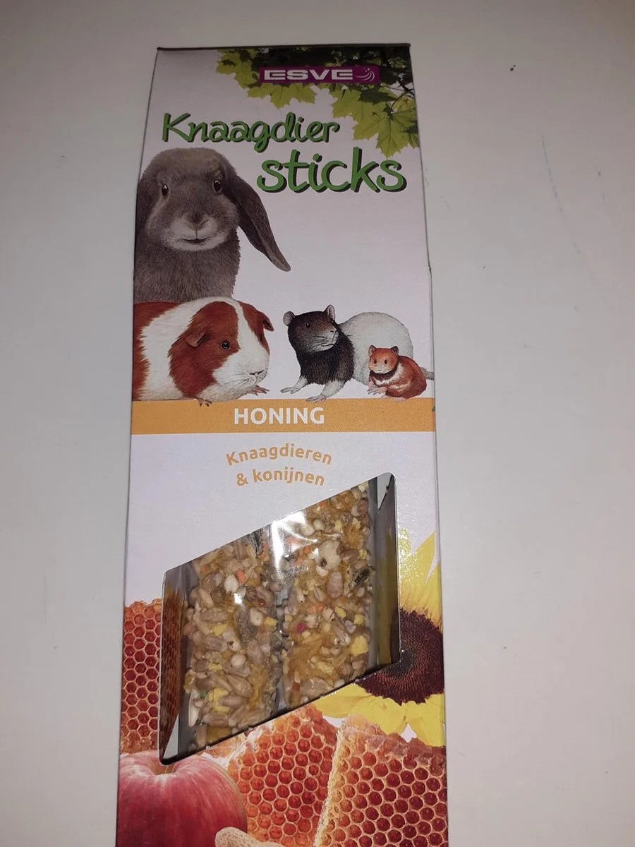 Knaagdierstick met honing | 1 stuk (ca. 45 g) | meerdere smaken Honing från Esve – produktbild