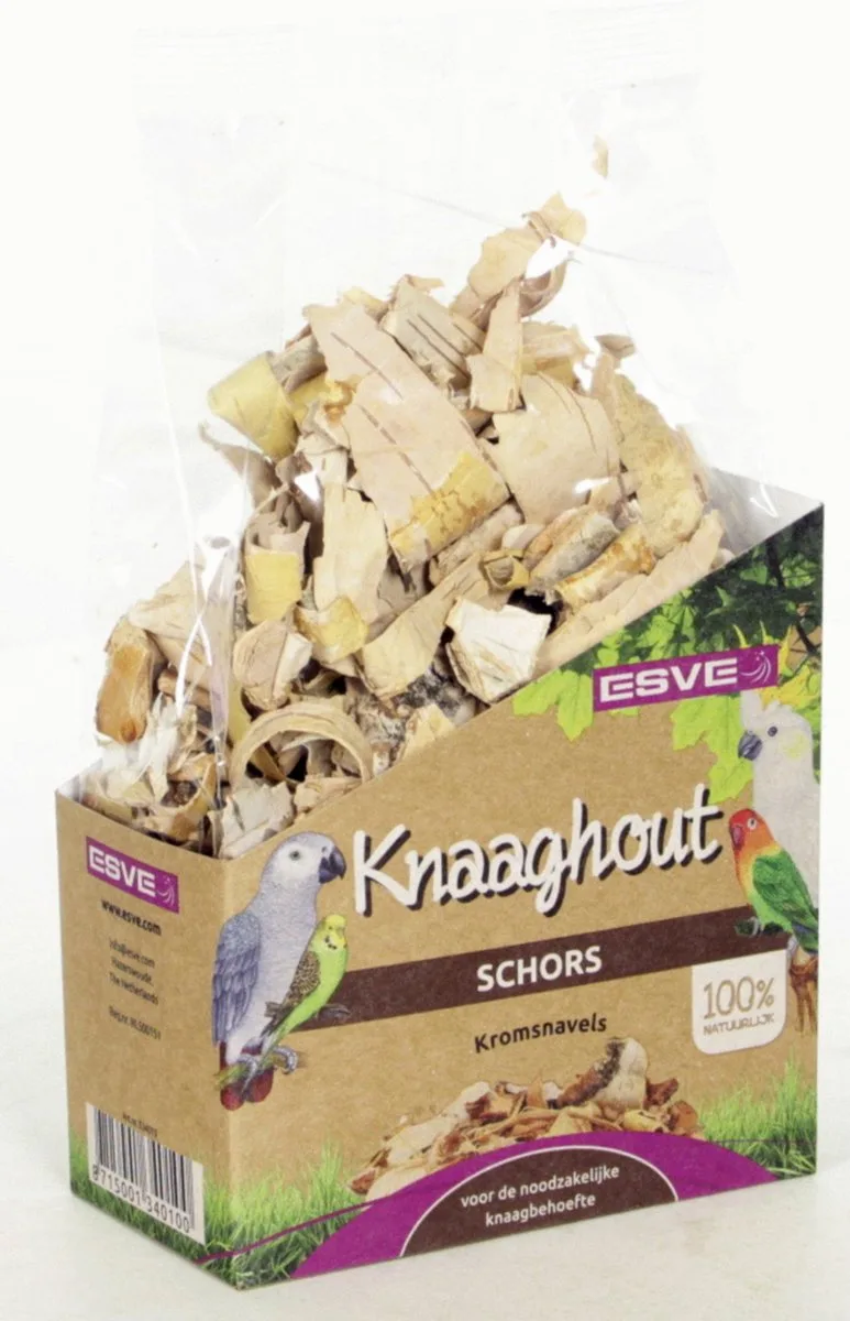 Knaaghout Schors Vogels - Vogelsupplement - 120 g de Esve – photo produit