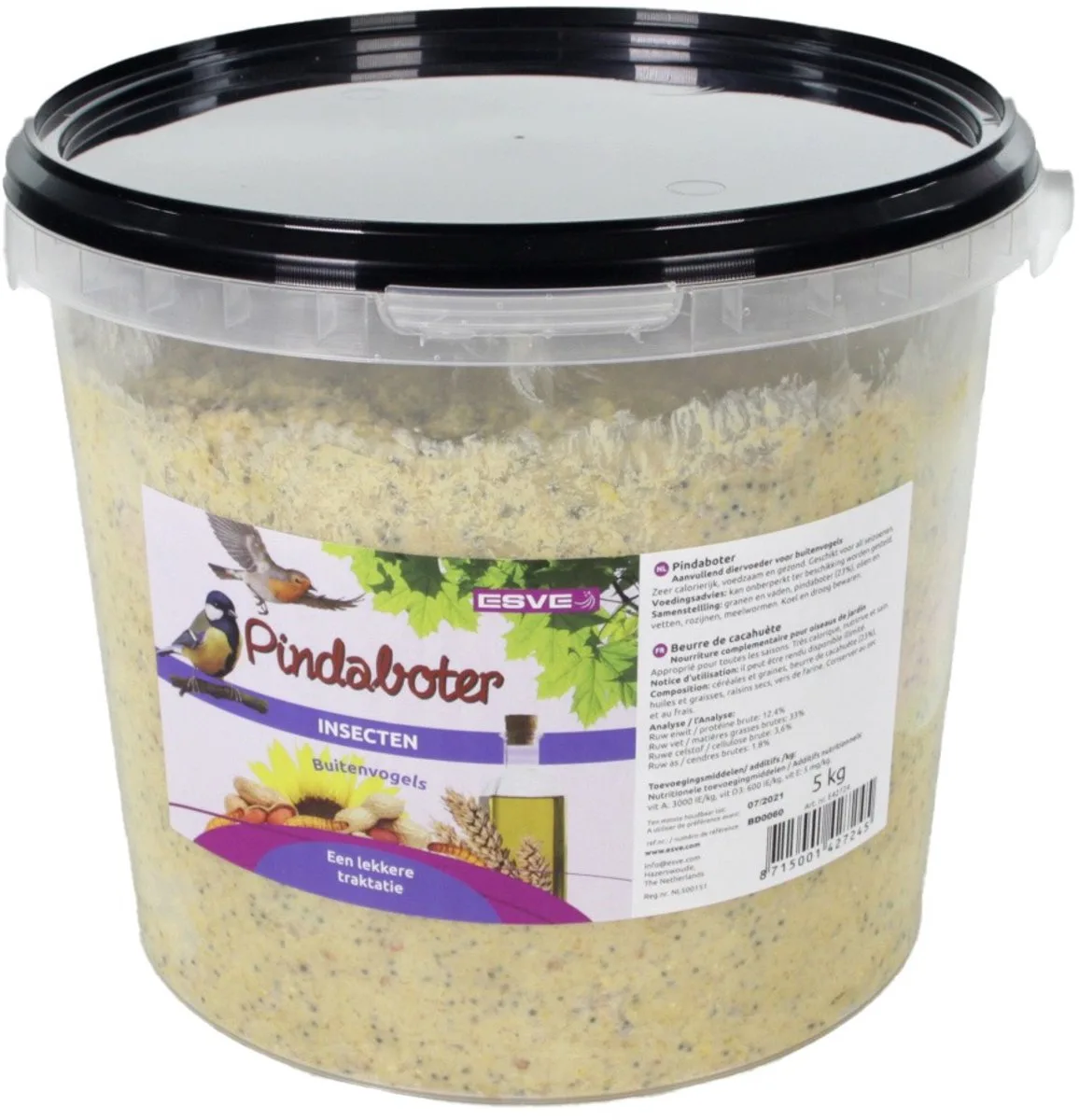 Pindaboter met Insecten ESVE 5kg de Esve – photo produit