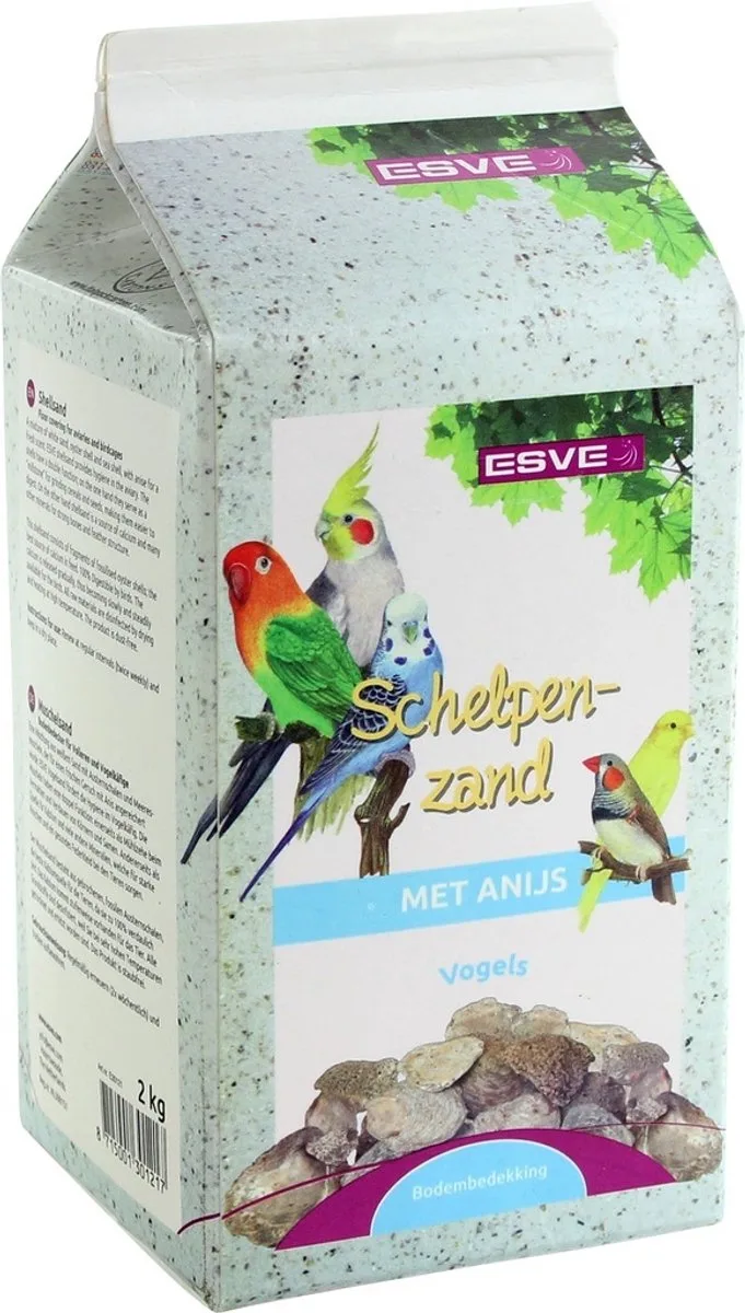 Schelpenzand stofvrij met anijs | bodembedekking en mineralenbron | 2 kg by Esve – product photo