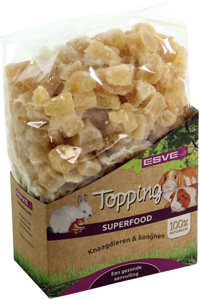 Topping Ananas - Knaagdiersnack - 250 g de Esve – photo produit