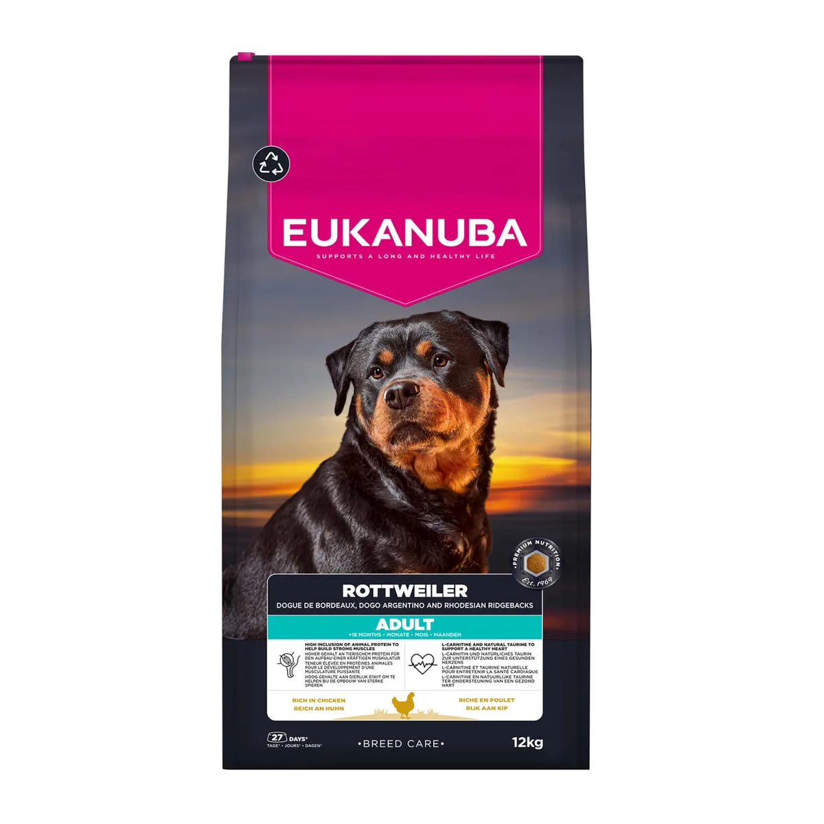 12kg Breed Rottweiler Eukanuba Hondenvoer by Eukanuba – product photo