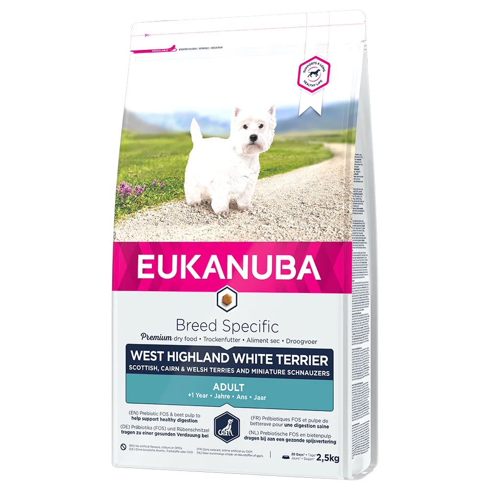 2,5kg West Highland White Terriër Eukanuba Breed Specific Hondenvoer de Eukanuba – photo produit