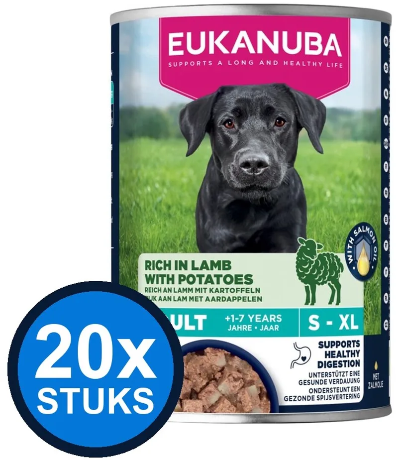 20x Eukanuba - Life Care Dog Wet Adult Lamb & potato - Hondenvoer Natvoer - 400 g från Eukanuba – produktbild