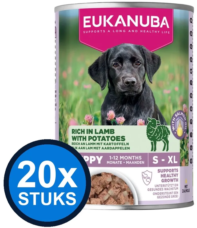 20x Eukanuba - Life Care Dog Wet Puppy Lamb & potatoes - Hondenvoer Natvoer - 400 g von Eukanuba – Produktfoto