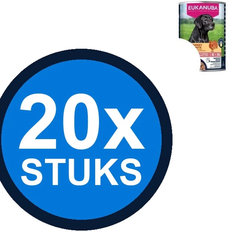 20x Eukanuba - Life Care Dog Wet Senior Turkey & carrot - Hondenvoer Natvoer - 400 g by Eukanuba – product photo