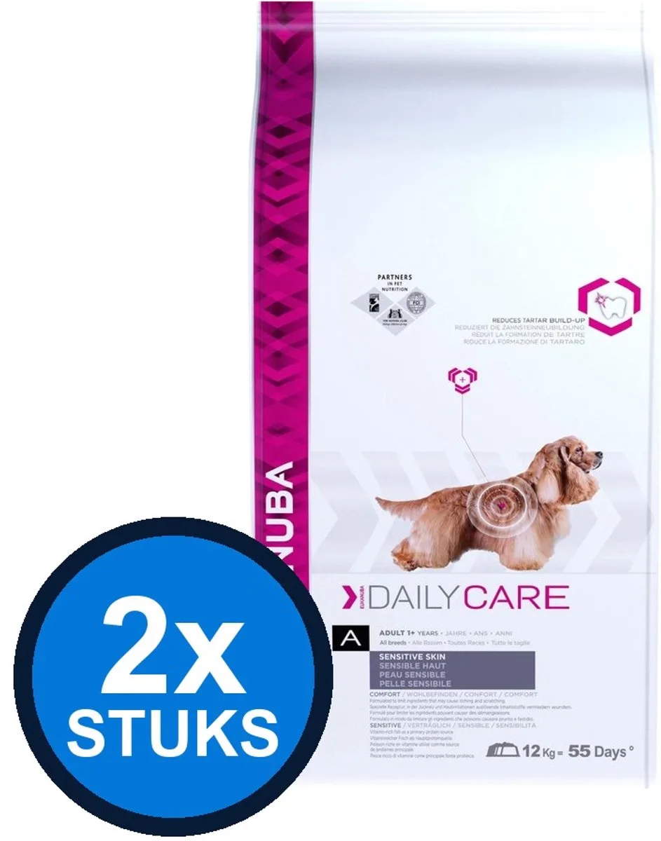 2x Eukanuba - Daily Care dog adult all sizes sensitive skin ocean fish 12kg från Eukanuba – produktbild