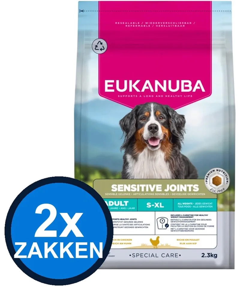2x Eukanuba - Special Care Dog Adult Sensitive Joints - Hondenvoer Droogvoer - 2.3 kg by Eukanuba – product photo